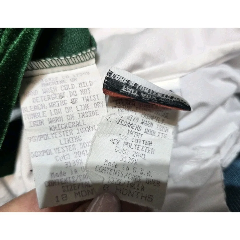 Vintage‎ Boys  Good Lad Of Philadelphia Boys Shirt Pants 18 Months Green White